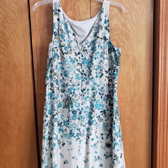 Loft Floral sleeveless dress - Picture 2 of 5